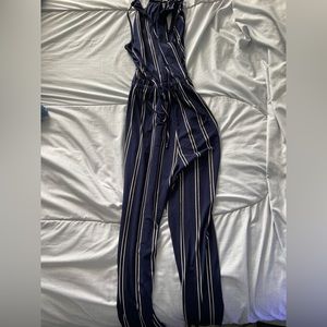 Stripped Jumpsuit EXPRESS